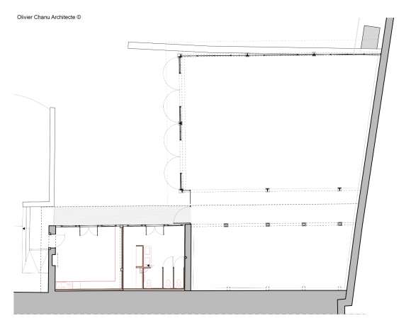 Plan du rez-de-chaussée - Projet