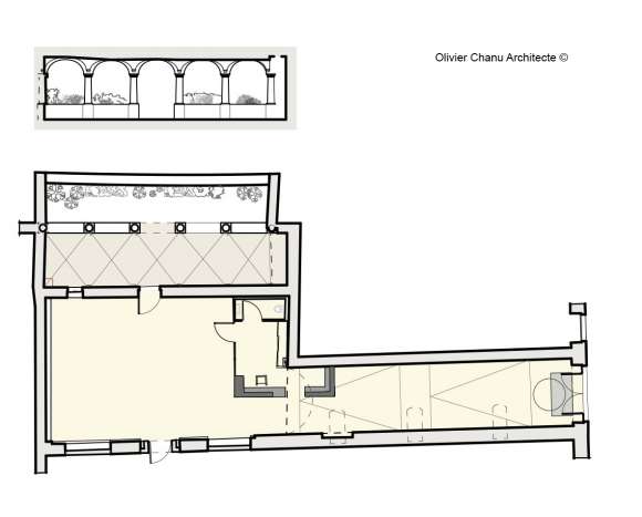 Plan et coupe - Projet